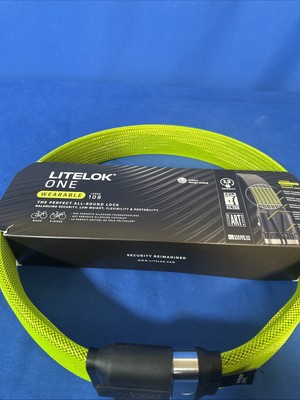 LITELOK Core Plus 100cm Black Bicycle Lock UK Wearable