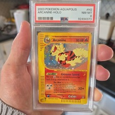 2003 Pokemon Aquapolis Arcanine H2/H32 Holo PSA 8 NEW CERT on eBay
