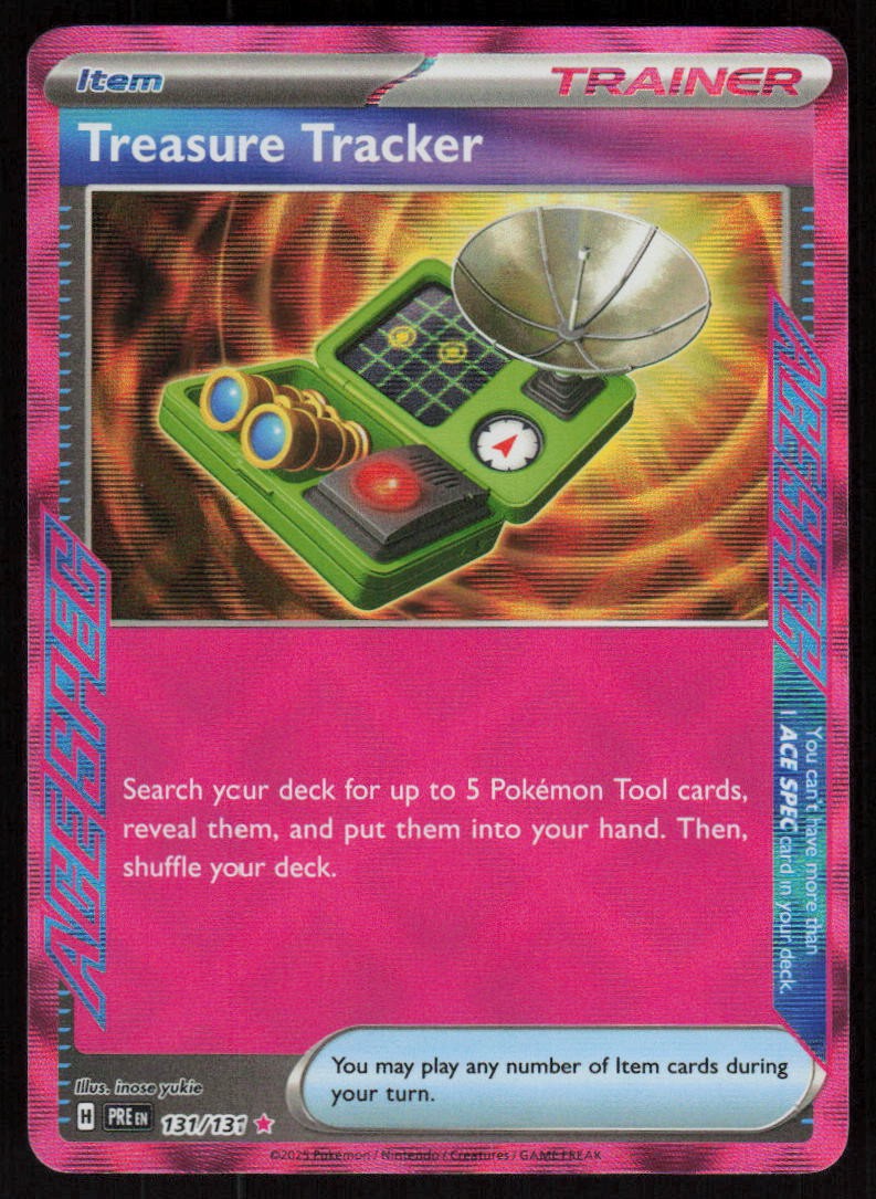 Treasure Tracker Holofoil 131/131 SV: Prismatic Evolutions LP-NM