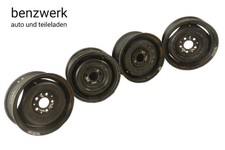Mercedes W115 W123 4x Felge Stahlfelge 5,5x14 ET30 ORIGINAL 1154001302✔️