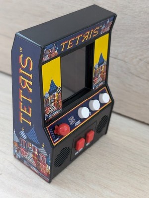 Tetris Mini Arcade Spiel Retro Handheld Konsole Basic Fun getestet funktioniert 80er