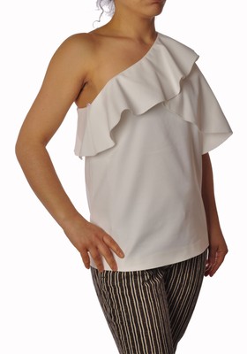 Pinko Damen Top Einteiler Gala Weiß Größe 44