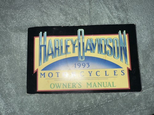 Used HARLEY Davidson 1993 OWNERS MANUAL BOOK HANDBOOK FLT DYNA FXST XL