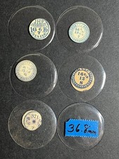 LOT OF 6 GLASS POCKET WATCH CRYSTALS SIZE 16 REPLACEMENT PARTS