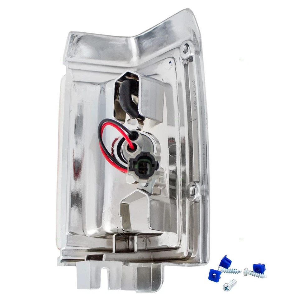 Fits 1993-1995 Pathfinder Park/Signal/Side Marker Chrome Trim Right B611060G00 Foto 2 de 3