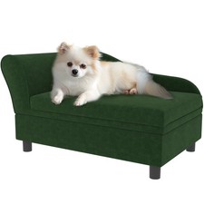 Luxury Small Dog Bed Couch W/ Storage, Little Dog Sofa
