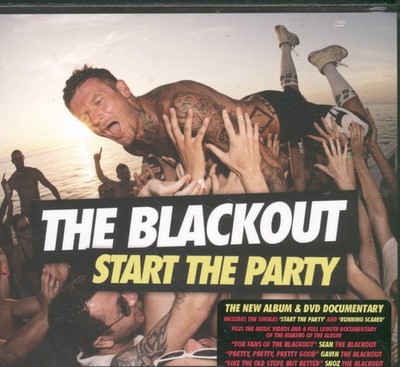 Blackout Start the Party CD/DVD UK Cooking Vinyl 2013 and 3 track DVD in tri