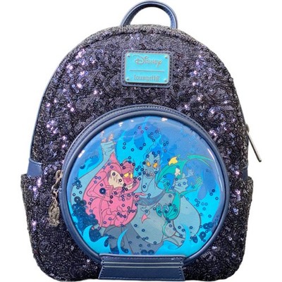 Lizenzierter Loungefly Disney Villains Hades Snowglobe Mini-Rucksack aus veganem