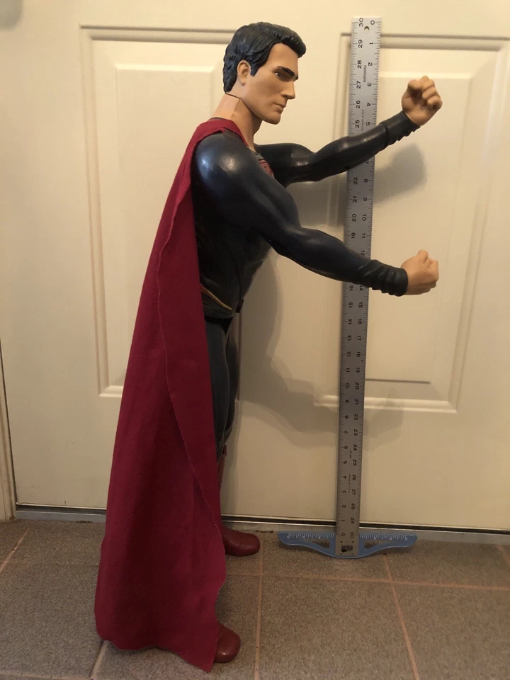 "Figura de acción Superman 2012 30"" de alto Man of Steel DC Comics" Foto 4 de 4