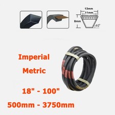 Metric/Imperial A Section Rubber Traction Drive V-Belts for Industrial & Mower