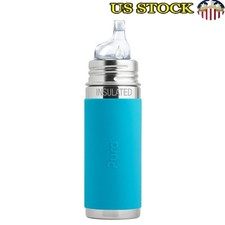 Plastic Free Toddler Sippy Cup Insulated Stainless Steel Kids Bottle Multi-Use