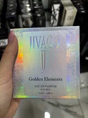 Jivago Golden Elements 3.4 FL OZ /100 ml  EDP Perfume For Men New Box Original