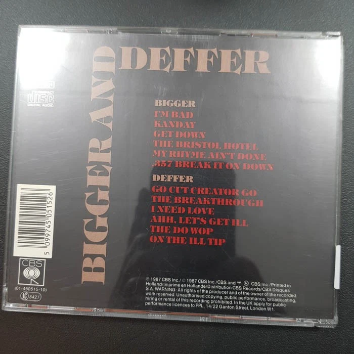 LL COOL J Bad Bigger And Deffer JP/NL VG+/EX(CD) - Bild 4 von 4