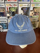 Vintage USA Made US Air Force Cross Into The Blue Strapback Hat / Cap
