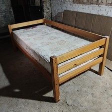 Single Bed Frame with Mattress