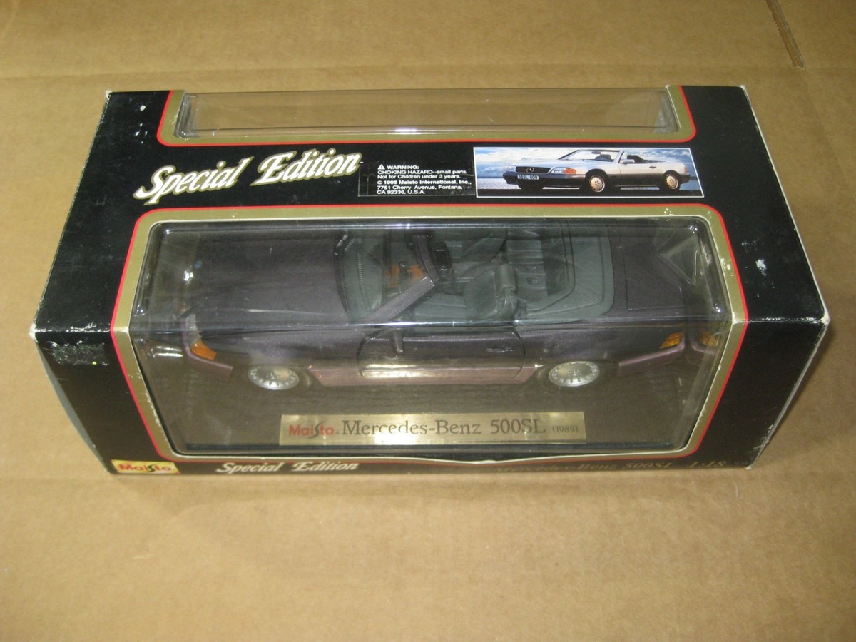 MAISTO SPECIAL EDITION Mercedes Benz 500SL 1989 échelle 1:18 31801 EUR