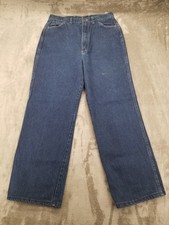VTG Wrangler Scovill Zip Women  s Jeans 10 30x27 USA Made Dark Wash Straight Hem