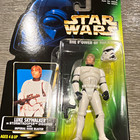 Star Wars Power of the Force Luke Stormtrooper Disguise Figure w/ Blaster — photo 1