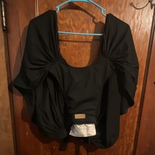 JJ Cole Black Baby Carrier Polyester Spandex Machine Washable Infant