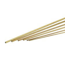 uxcell Brass Tube, 1mm 1.2mm 1.4mm 1.6mm 1.8mm 2mm OD x 0.2mm 300mm,