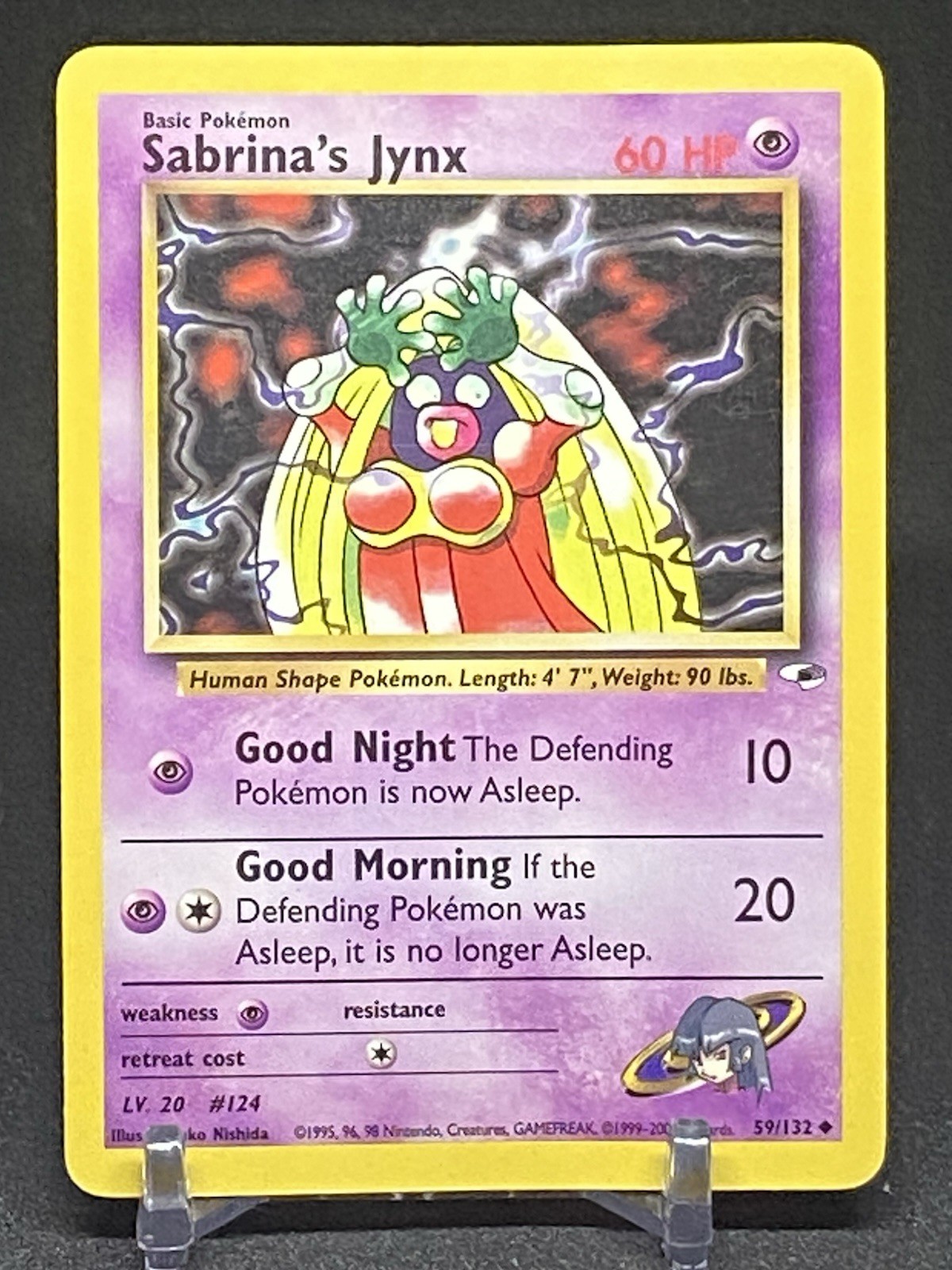 Sabrina’s Jynx Gym Heroes Set 59/132 Uncommon Pokemon Card