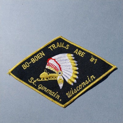 Bo-Boen Trails Are #1 St. Germain Wisconsin WI Snowmobile Club 4''x6'' Patch