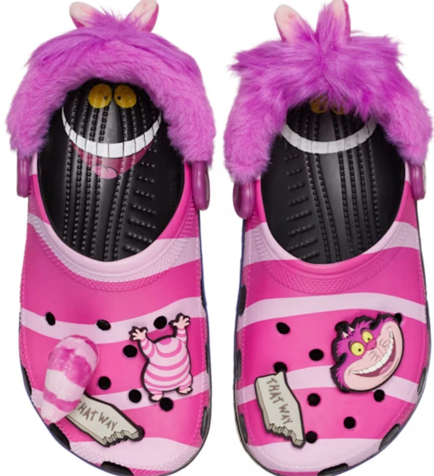 Zueco Crocs Clásico Disney Cheshire Cat Talla 1 Foto 3 de 3