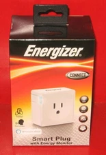 Energizer Connect Smart Plug No Hub Required w/ Energy Monitor Works With Alexa