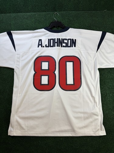 Men's Houston Texans Andre Johnson Mitchell & Ness White Legacy Replica Jersey - Picture 7 of 9