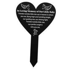 Grave Markers for Cemetery for Humans Baby Memorial Remembrance, Cemetery
