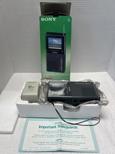 Televisore LCD portatile vintage Sony Color Watchman FDL-310 TESTATO FUNZIONANTE 