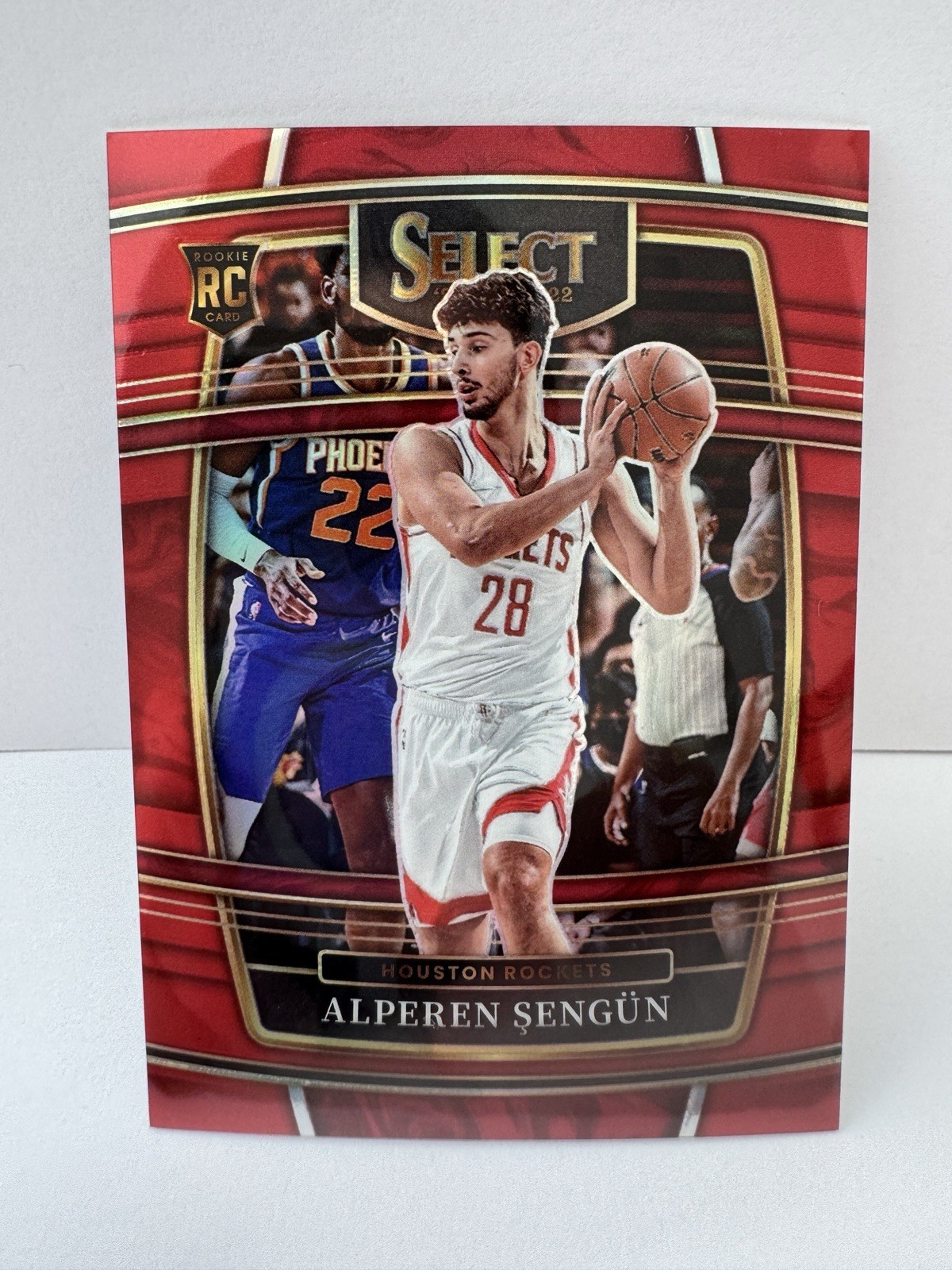 ALPEREN SENGUN 2021-22 Panini Select - Concourse #19 Red Prizm /199 (RC)