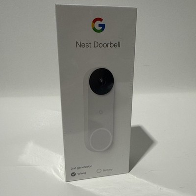 GOOGLE NEST DOORBELL WIRED 2ND GENERATION VIDEO DOORBELL SECURITY CAMERA NEW