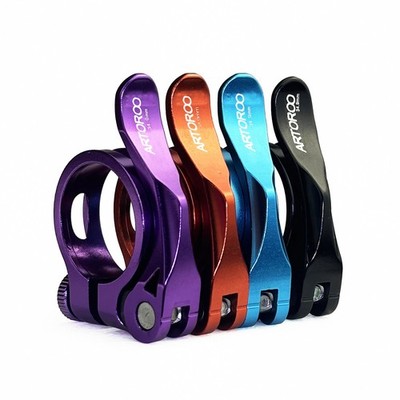 31.8 1.37 in Quick Release Aluminum Alloy Seatpost Clamp for Bicycles