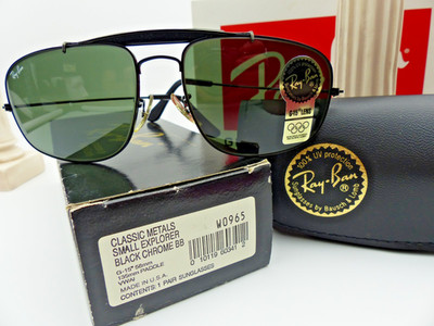 Ray-Ban Bausch & Lomb W0965 Vintage Classic Metals Explorer G-15 Lens NOS Boxed