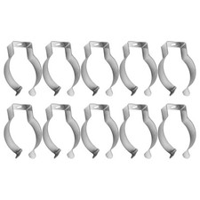 Pack of 10 Stainless Steel Tool Spring Terry Clips for Hanging Heavy Duty Tools