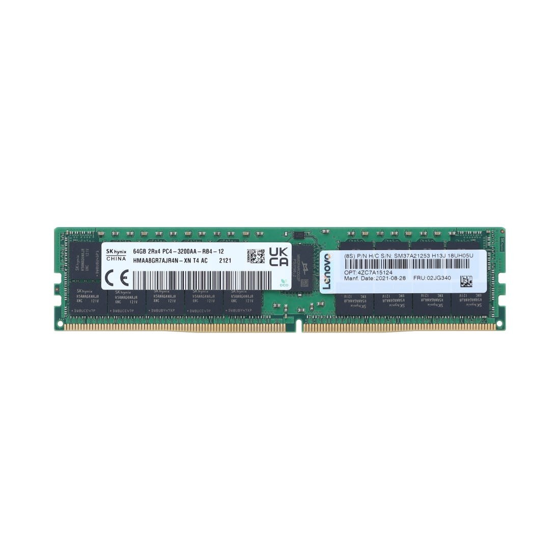 Lenovo 4ZC7A15124 64GB PC4-25600AA-R (DDR4 -3200MHz) RAM - 1yr Warranty