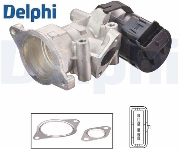 Delphi EG10591-12B1 Agr-Ventil AGR Ventil AbgasrüCkfüHrventil-image