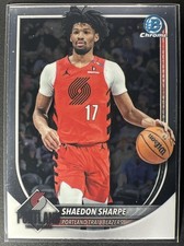 2025-26 Bowman Shaedon Sharpe #BCV-110 Chrome Trail Blazers