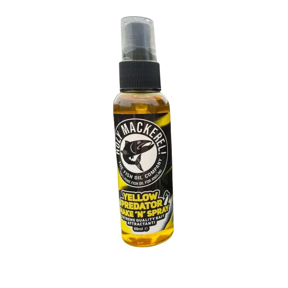 Holy Mackerel Yellow Lamprey - Predator Fishing Liquid - Free Delivery