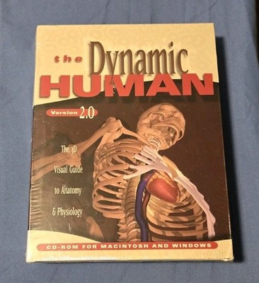 Rare The Dynamic Human 2.0 PC GAME 3D Visual Guide to Anatomy Windows Mac HTF 
