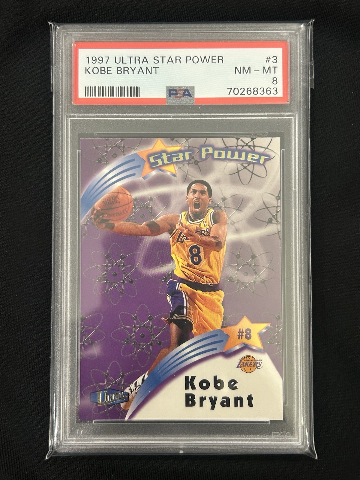 Kobe Bryant 1997 Fleer Ultra Star Power#3 PSA 8 HOF GOAT Lakers LA 🐐🔥