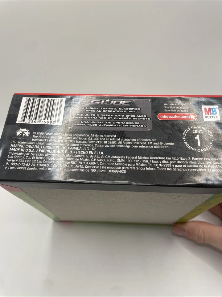 Lote de 2 juegos de rompecabezas GI-Joe: ojos de serpiente, Wallace Weems - envío gratuito - nuevo en caja Foto 4 de 4