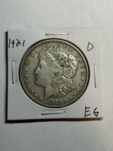 1921-D Morgan Silver Dollar XF