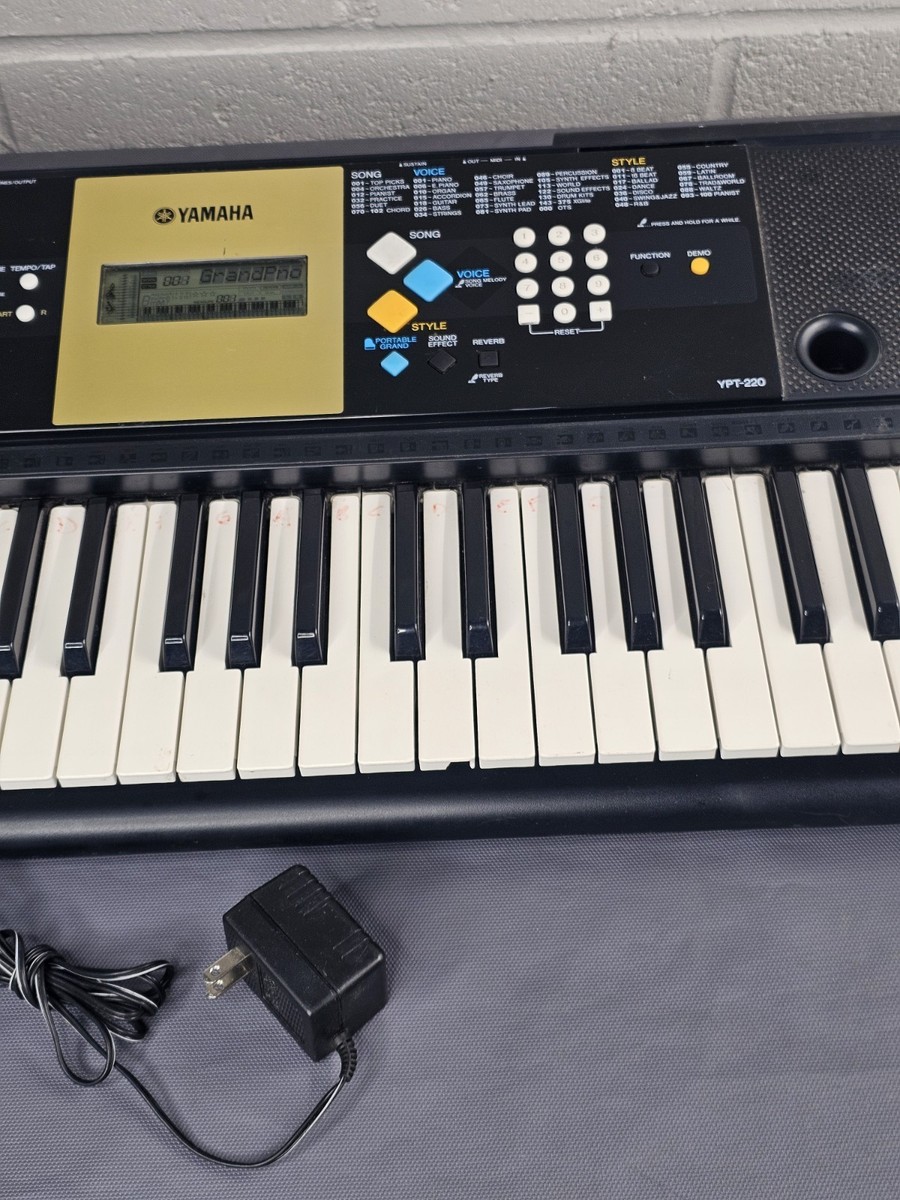 Yamaha YPT-220 キーボード 61鍵 ACアダプター付き ヤマハ | YPT-220 - ポータブルキーボード - 概要