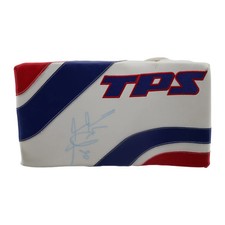 Henrik Lundqvist Rangers Autographed Game Used Goalie Blocker Glove MSG LOA