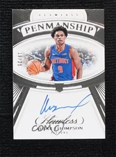 2023-24 Panini Flawless Penmanship /25 Ausar Thompson #FPS-AUT Rookie Auto RC
