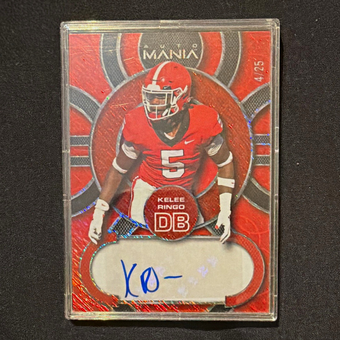 Wild Card 2022 Auto Mania Retail Circle Kelee Ringo AM-C76 RC Auto Red /25