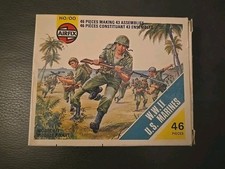 Lot figurines H0 1/76 1/72 WW2 Marines américains - Airfix 01716-S16