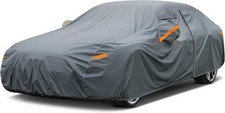 16 Layers Car Cover Waterproof All Weather, Heavy Duty Fit Sedan Length 186-193"